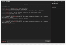 lisp-chat running some Lisp code.

https://github.com/ryukinix/lisp-chat/releases/tag/0.4.0